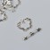 Decor Metal for the Creativity of Labbels "Butterfly" silver 2774M025 1.7x1.9 cm