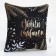 Antistress pillow is decorative “Happy New Year”, New Year's, fairy-tale forest, 21 x 21 cm.