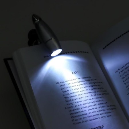 3xLED reading lamp from LR44 batteries 1.5x6.5x5 cm Risalux-4