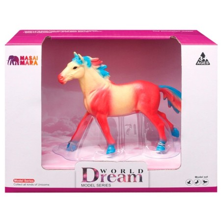 Figure "World of Fantasy: Fairytale red-yellow horse"-3