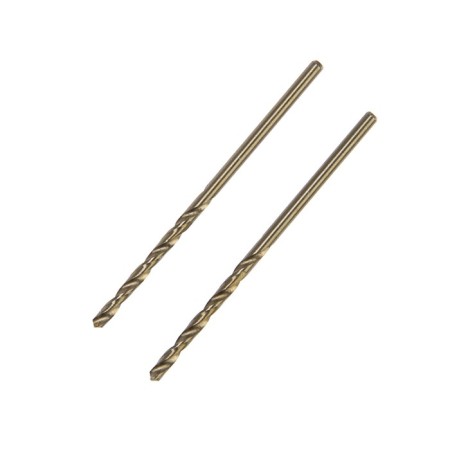 Tundra metal drill, HSS-CO (5% cobalt), cylindrical tail., 2 mm, 2 pcs.