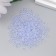 Glass beads 8/0 "matte translucent. Light lilac" 10 g