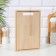 Board wooden "rectangle" with a gutter 26x18x0.8 cm birch