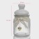 Bank for bulk products with a ceramic lid "heart", 300 ml, white color