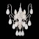 Wall lamp EVOLUCE. Sle160301-02. Magonza. 2x60 watts, E14, 25.5x43 cm, golden color