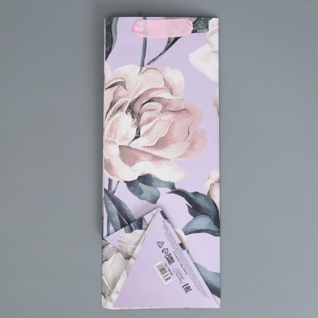 Gift package for a bottle, packaging, "tenderness", 13 x 32 x 11.3 cm-6
