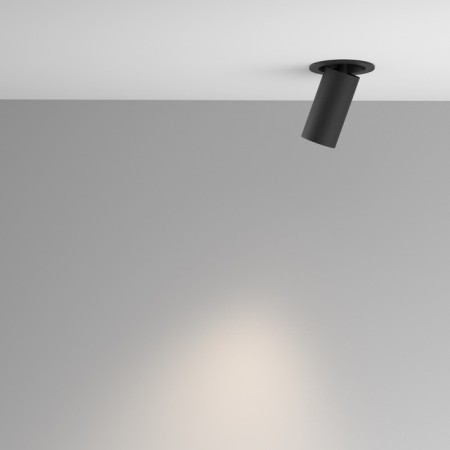 The built-in lamp Technical C081CL-01-GU10-B, 1x10W, 5.4x5.4x14.1 cm, GU10, black color black-3