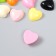 Decor for creativity Plastic "Multi -colored hearts" Gloss Set 15 pcs mix 1.7x1.7x0.7 cm 935991
