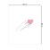 The tablecloth “Heart in the hands”, rectangular, Saten, size 120x145 cm