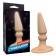 Fallomitator Anal "Jaga-Jaga" with a bend, 10 cm, bodily