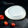 Porcelain dish for feeding Magistro "Cerera", 21 × 18.7 cm, blue color