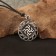 Amulet "Fern flower, overcoming grass", metal pudter, art casting