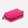 Cosmetic bag, 2 parts on lightning, with hook, pink color