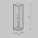Landscape lamp Outdoor O452FL-01GF1, E27, 1x15 W, 145x145x500 mm, graphite