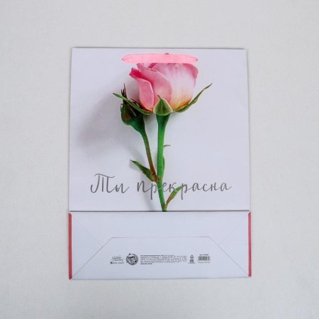 Gift laminated vertical package, packaging, “you are beautiful”, l 31 x 40 x 11.5 cm-2