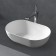 ABBER STEIN AS2611 sink, invoice, 560x320x155 mm, artificial stone, white