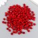 Beads for creativity tree "Cube" D-0.5 cm, set of 20 g red