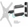 Black Black Black 32 "-65" Max.35kg, wall turn and slope bracket