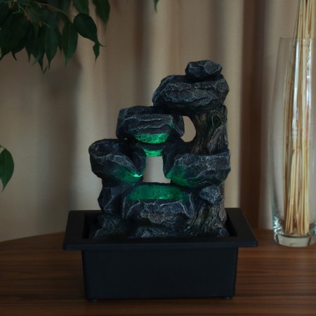 Fountain "Rockous tubs" 26x23 cm (with backlight, without ball)-2