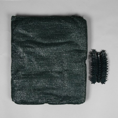 Shading grid, 5 × 3 m, density 55 g/m², green, set 15 clips in a set-16