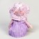 Doll "Anya", with a brooch, 29 cm