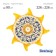 Sunny island sailing mattress, 226 x 226 cm, 43391