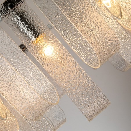 Suspended chandelier Arte Lamp Denebola A4074LM-10CC, E14, 10x40 W, 60x60x26 cm, chrome-1
