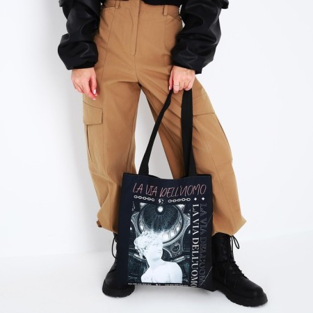 Bag Schoper "Art", 35x0.5x40 cm, Department without lightning, without lining, black-7