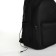 Youth backpack, 2 lightning departments, external pocket, with USB, black color
