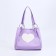 Bag-shop with zipper color purple