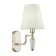 Wall lamp EVOLUCE. Sle105501-01. Reimo. 1x40 W, E14, 14.5x29 cm, Nickel color