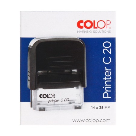Equipment for the stamp automatic Colop Printer Sompact 20, 38 x 14 mm, black case-2