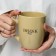 Ceramic "Style" mug, 450 ml, beige color