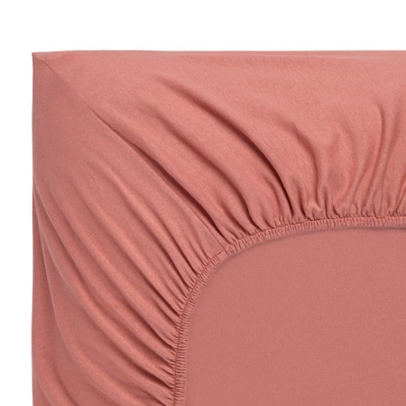 Sofi de Marko “Roland” elasticum sheet, size 160x200x30 cm, terracotta color-1