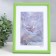 Photo frame plastic "Rainbow" 15x21 cm, light green