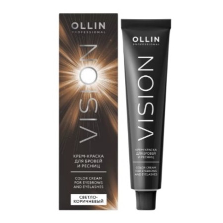 Ollin Professional Vision, light brown eyebrow cream for eyebrows and eyelashes, 20 ml