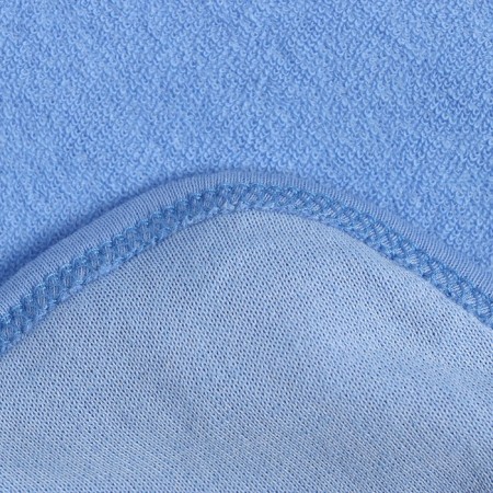 Children's towel, corner, terry, size 90x105 cm, blue color-2