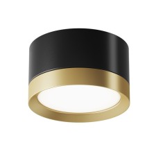Technical C086CL-GX53-SRD-BG, 1XGX53, 15W ceiling lamp, 8.5x8.5x5 cm, black color with gold