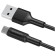 Borofone bx1, microUSB - USB, 2.4 A, 1 m, PVC braid, black