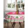The tablecloth “Deer in snowflakes”, round, Saten, D = 150 cm