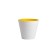 Kashpo "cone" with a tab, 3.7 l, white color