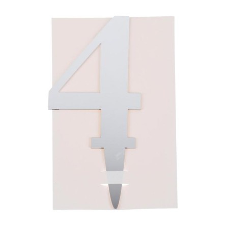 Topper "4", acrylic, Mix colors-1
