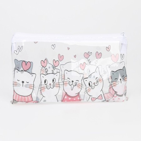 Lightning cosmetic bag, transparent color-1