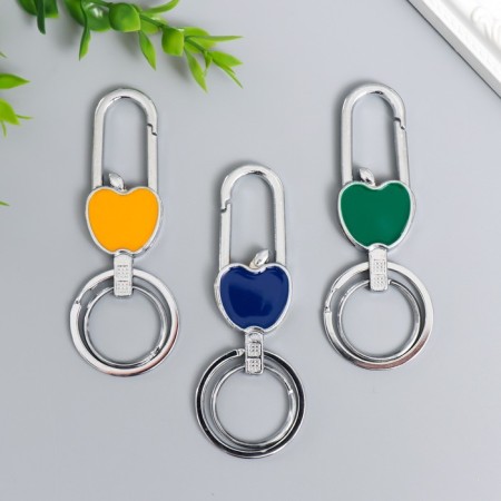 Metal keychain "Carabine. Apple" mix 3x0.6x8.5 cm