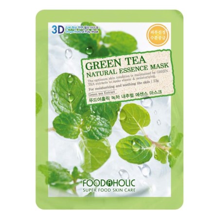 Fabric 3D Foodaholic mask with natural green tea extract, 23 g