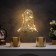LED figure "Bell" 20x15x15 cm, 20 LED, AAX2 batteries (not in the kit), glow warm white