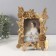 Photo frame Polystone 10x15 cm "Flower tenderness" gold 3.8x18x25.5 cm