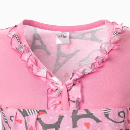 Night shirt female, pink color, size 52-5