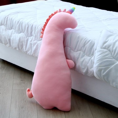 Soft toy-podushka "Unicorn", 80 cm, pink color-1