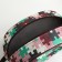 Road cosmetic bag on a zipper, with a handle, colorful color